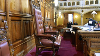 Stuhl des Landtagsprsidenten